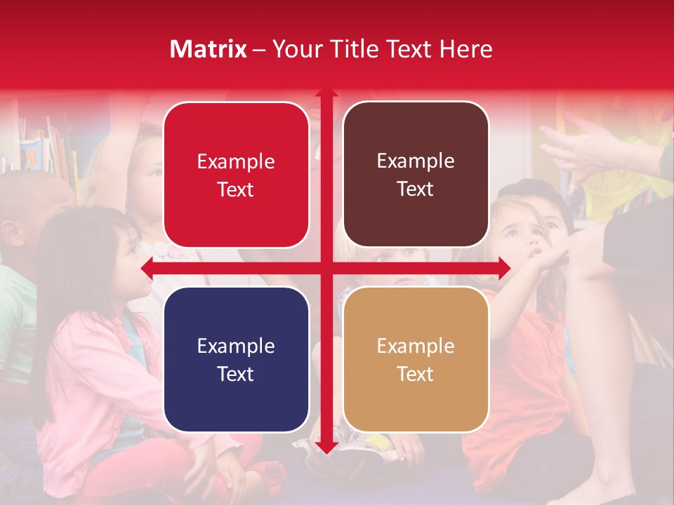 Hispanic Group Pupil PowerPoint Template