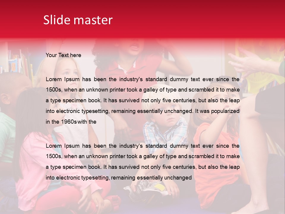 Hispanic Group Pupil PowerPoint Template