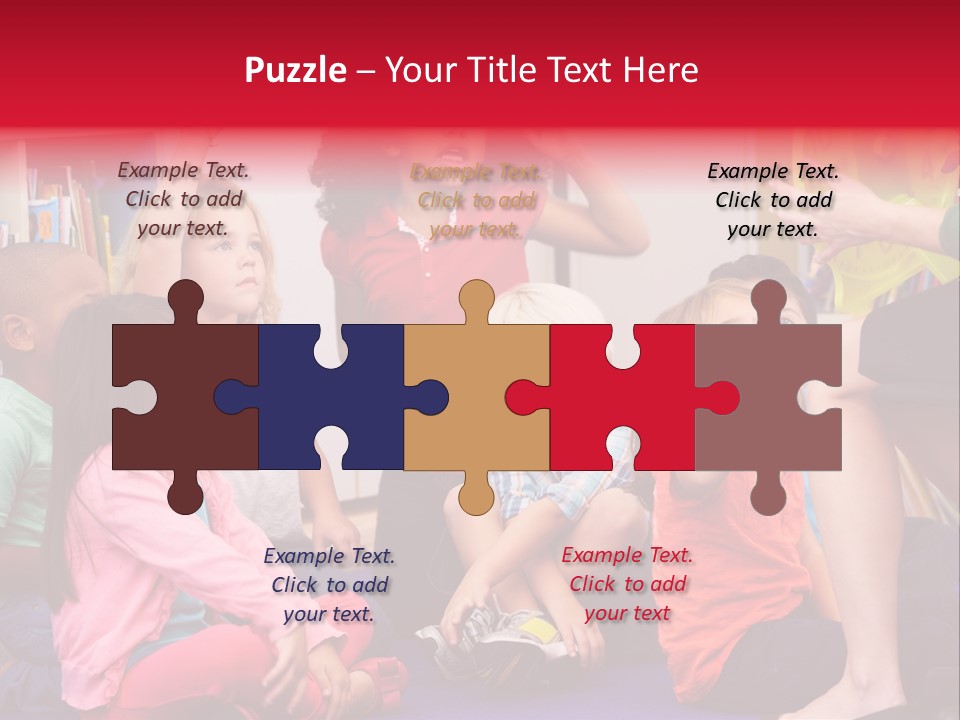 Hispanic Group Pupil PowerPoint Template