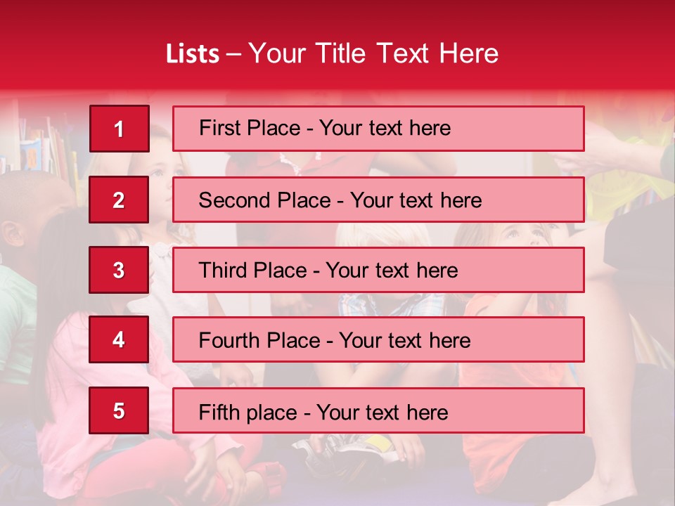 Hispanic Group Pupil PowerPoint Template