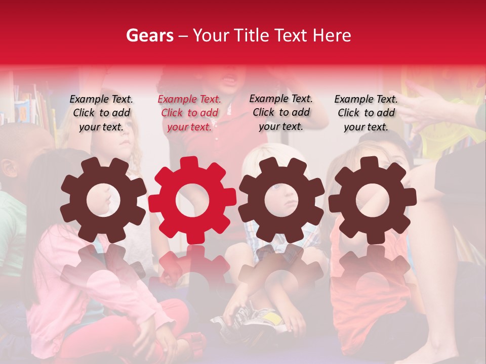 Hispanic Group Pupil PowerPoint Template