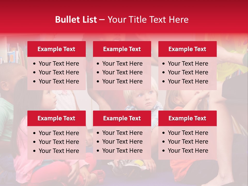 Hispanic Group Pupil PowerPoint Template