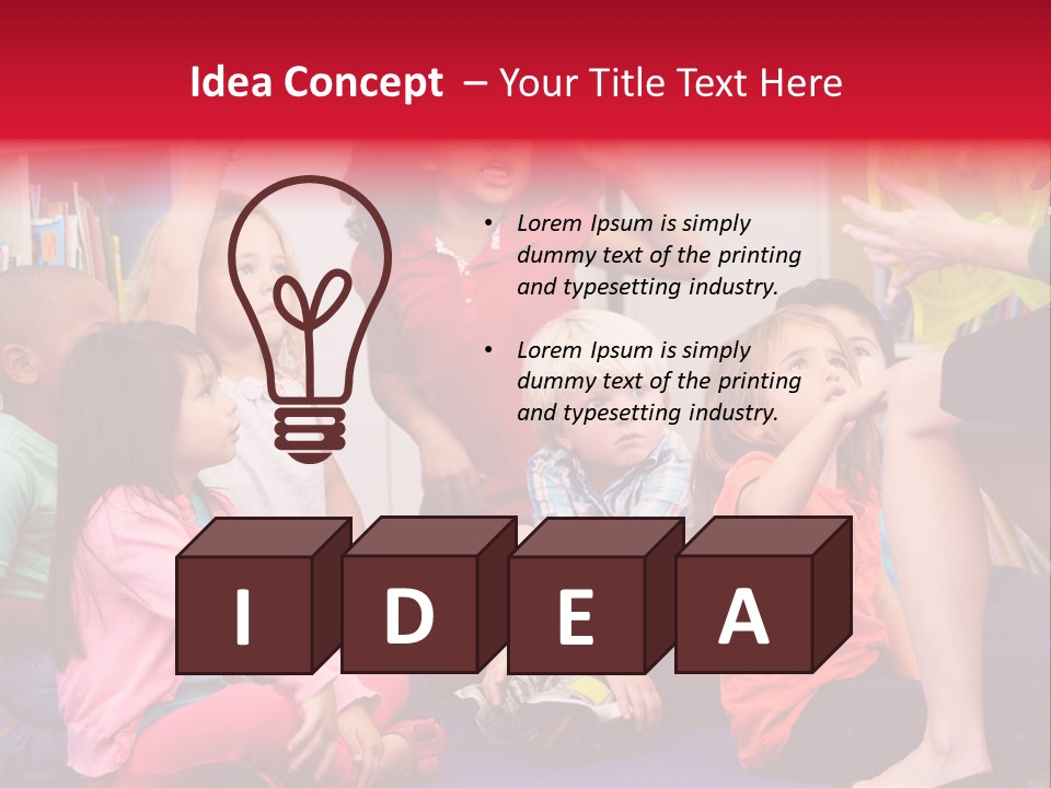 Hispanic Group Pupil PowerPoint Template