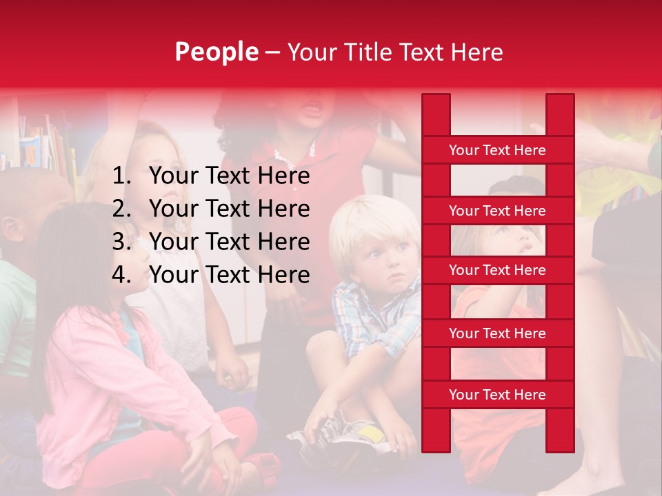 Hispanic Group Pupil PowerPoint Template