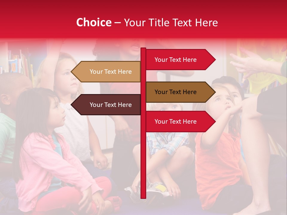 Hispanic Group Pupil PowerPoint Template
