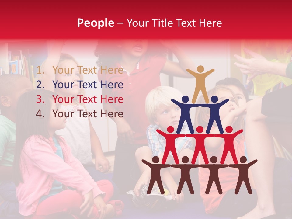 Hispanic Group Pupil PowerPoint Template
