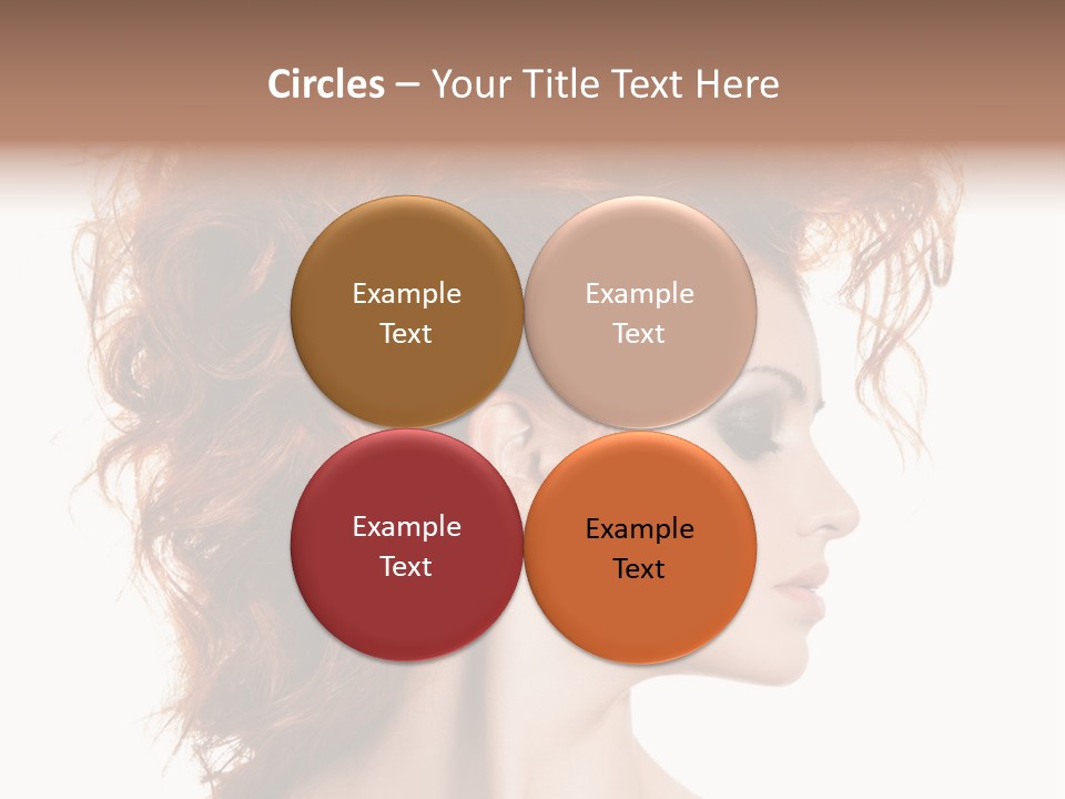 Young Makeup Care PowerPoint Template