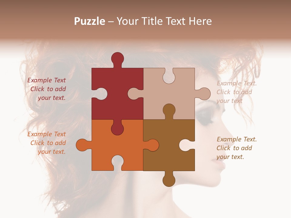 Young Makeup Care PowerPoint Template