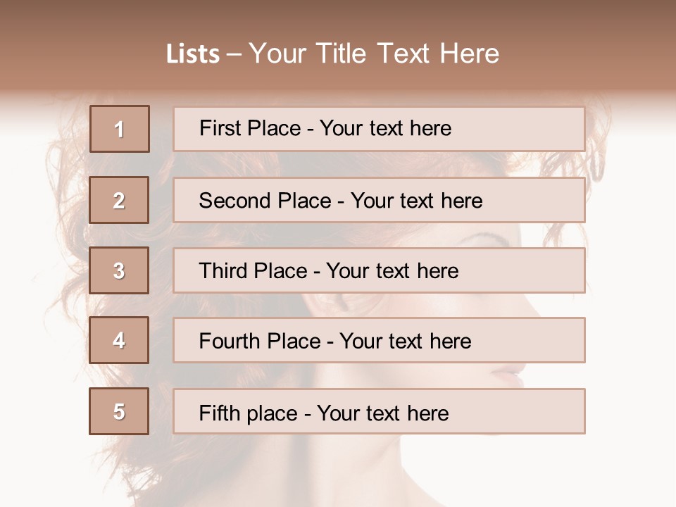 Young Makeup Care PowerPoint Template