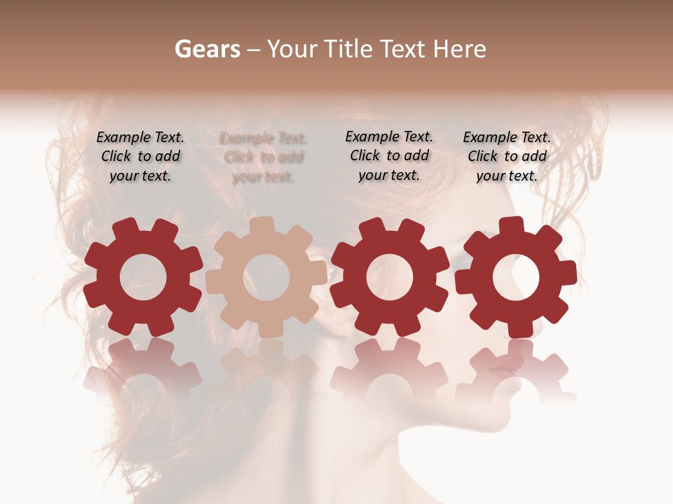 Young Makeup Care PowerPoint Template