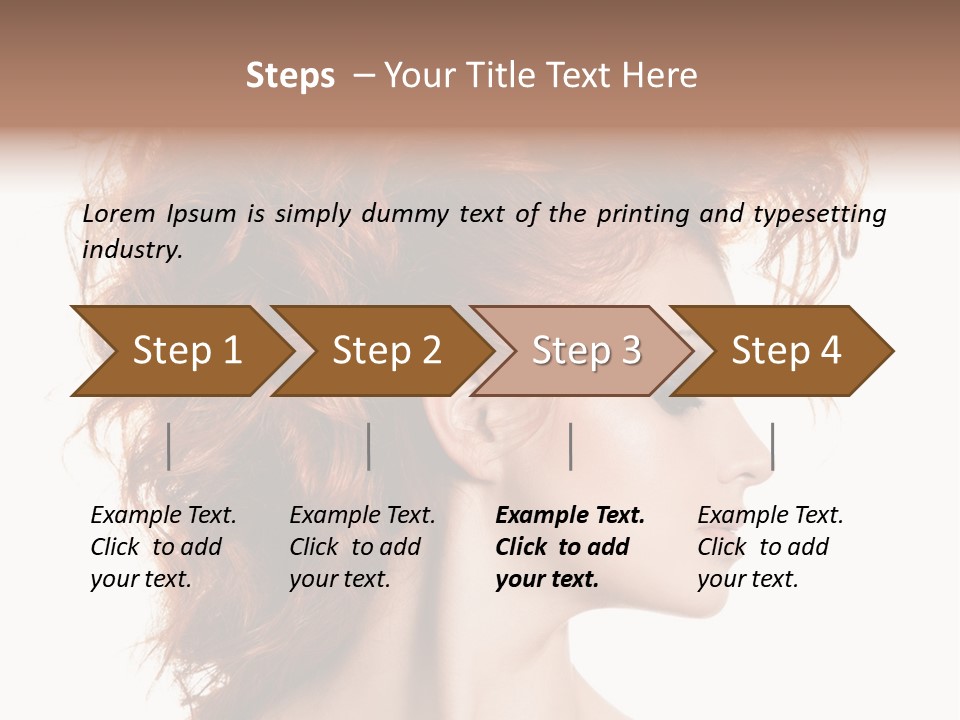 Young Makeup Care PowerPoint Template