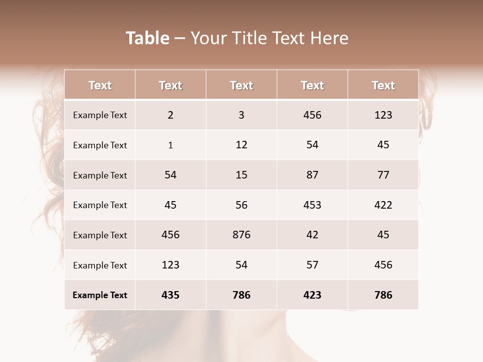 Young Makeup Care PowerPoint Template