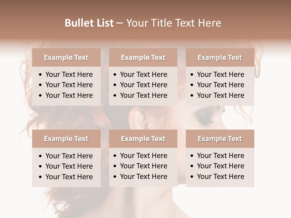 Young Makeup Care PowerPoint Template