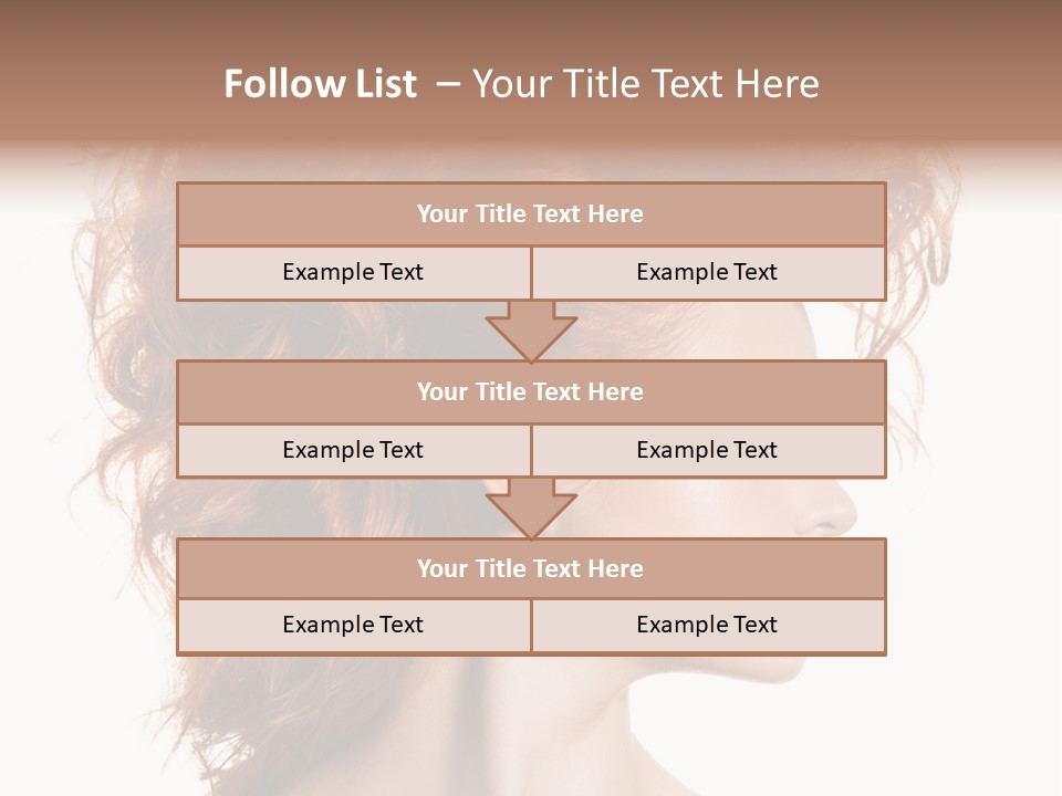 Young Makeup Care PowerPoint Template