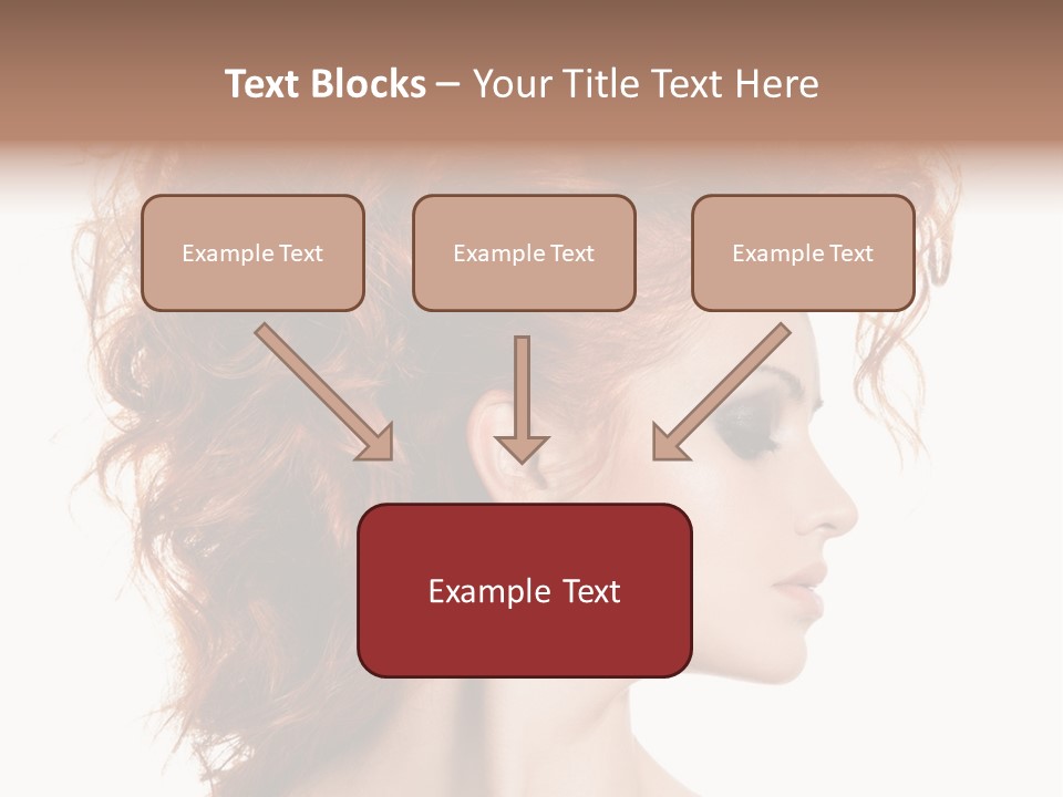 Young Makeup Care PowerPoint Template