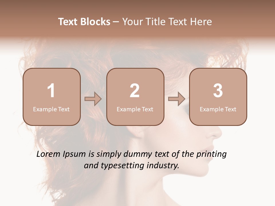 Young Makeup Care PowerPoint Template