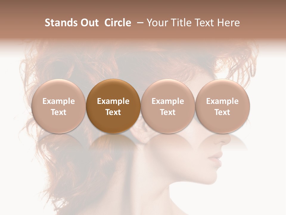 Young Makeup Care PowerPoint Template