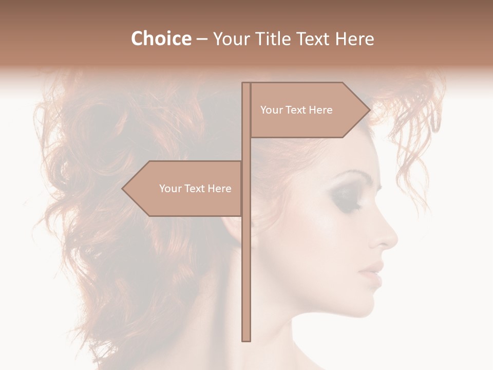 Young Makeup Care PowerPoint Template