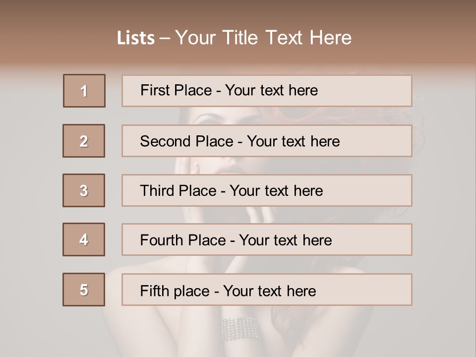 Cosmetic Toned Care PowerPoint Template