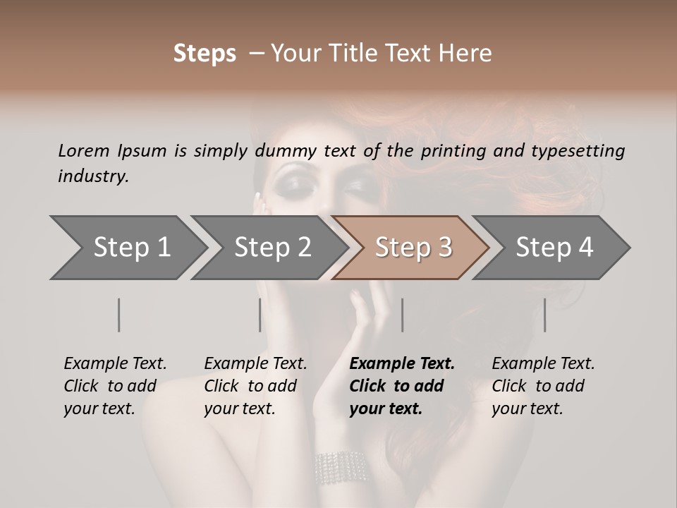 Cosmetic Toned Care PowerPoint Template