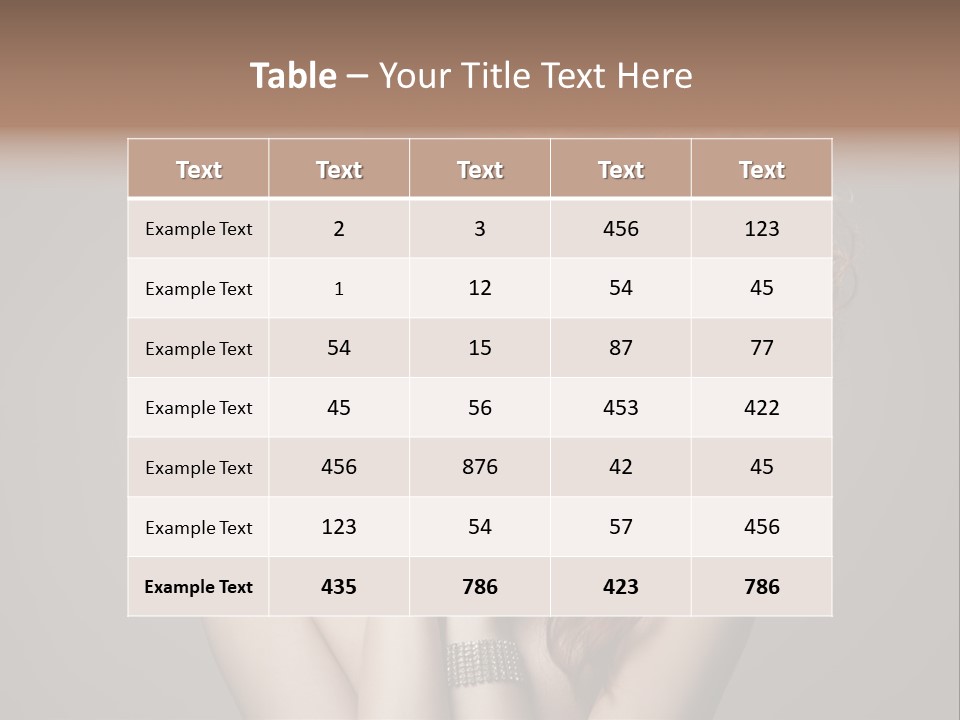 Cosmetic Toned Care PowerPoint Template