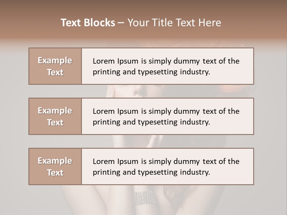 Cosmetic Toned Care PowerPoint Template
