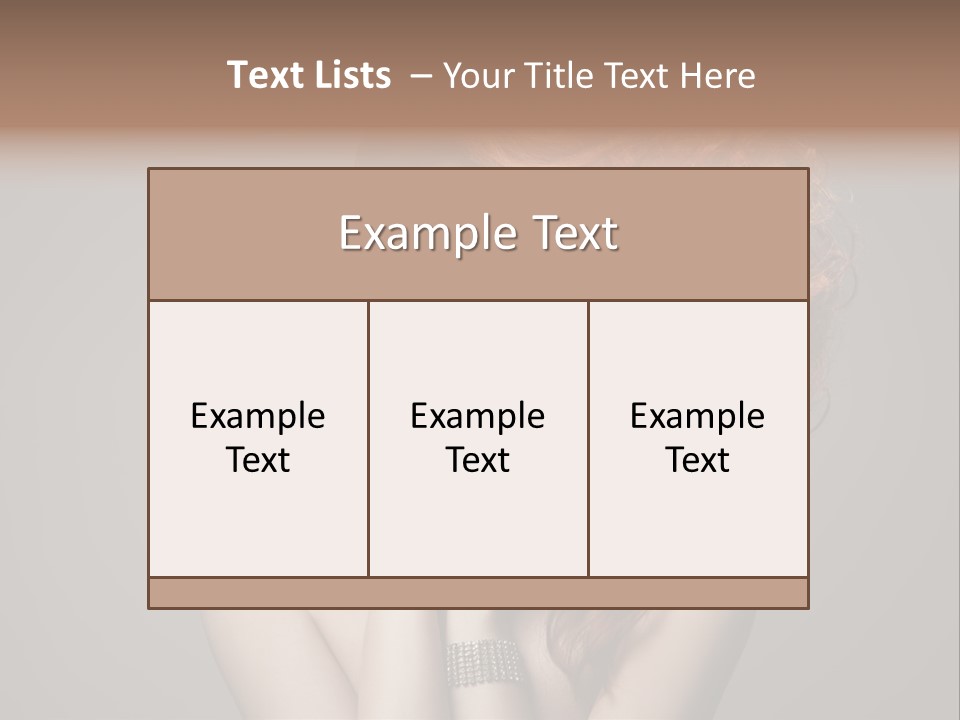 Cosmetic Toned Care PowerPoint Template