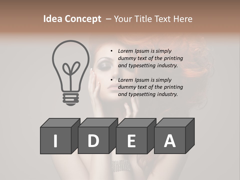 Cosmetic Toned Care PowerPoint Template