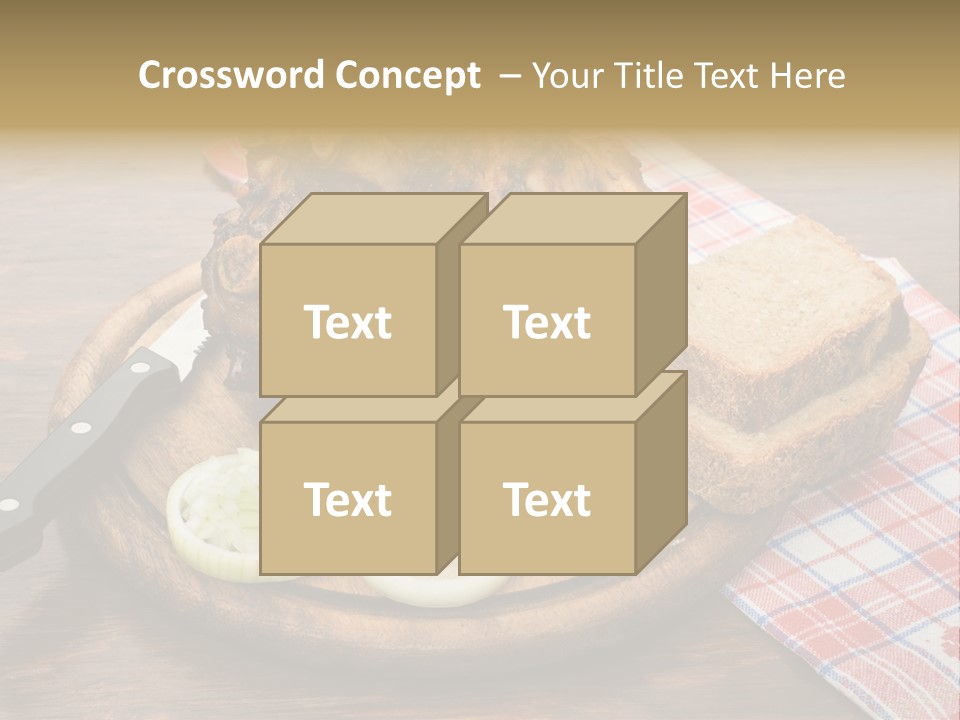 Knee Roast European PowerPoint Template