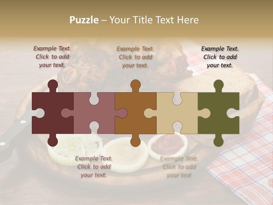 Knee Roast European PowerPoint Template