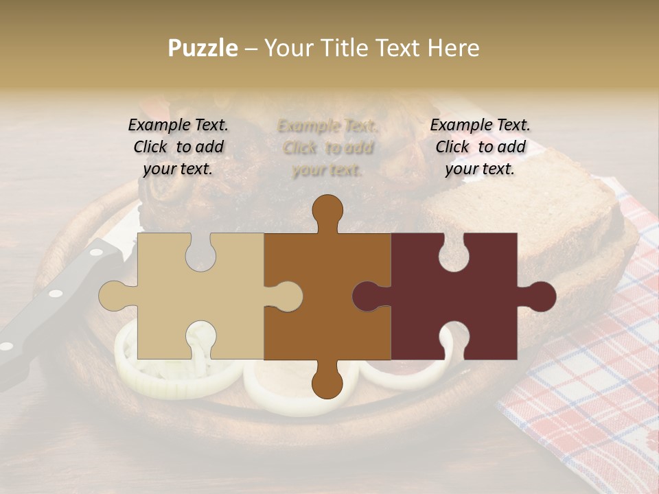 Knee Roast European PowerPoint Template