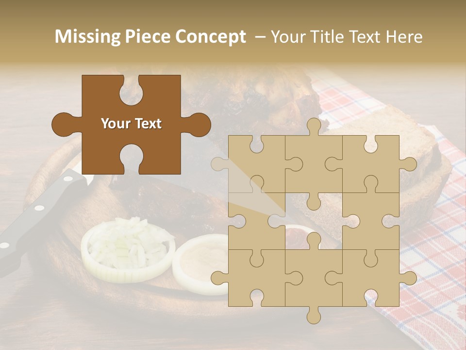 Knee Roast European PowerPoint Template