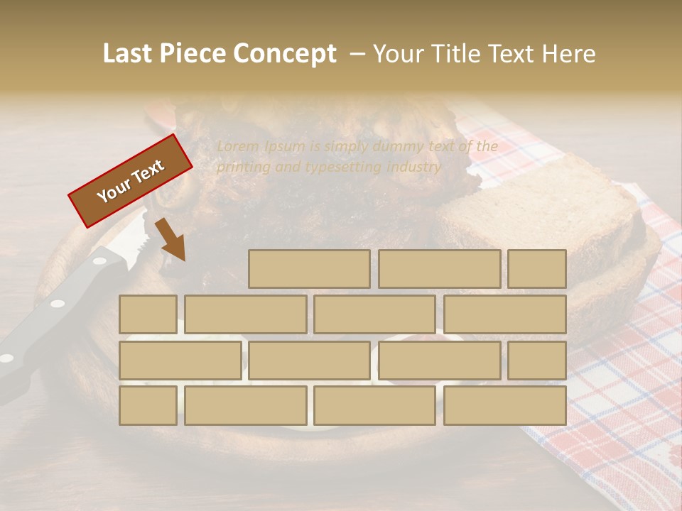 Knee Roast European PowerPoint Template