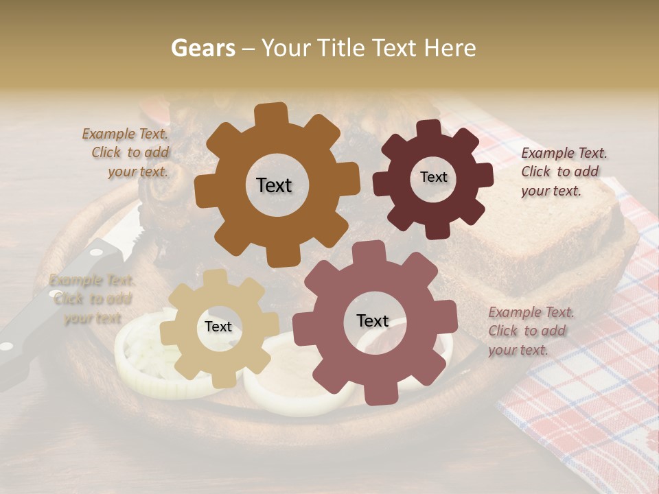 Knee Roast European PowerPoint Template