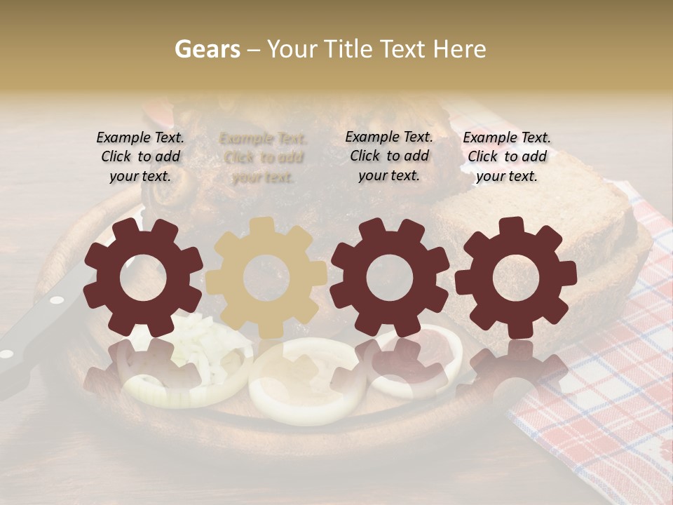 Knee Roast European PowerPoint Template