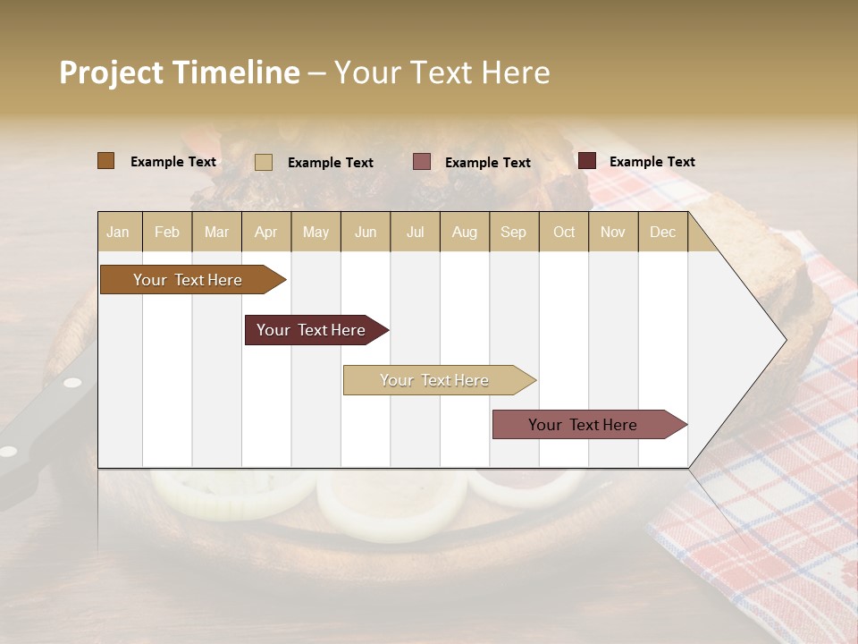 Knee Roast European PowerPoint Template