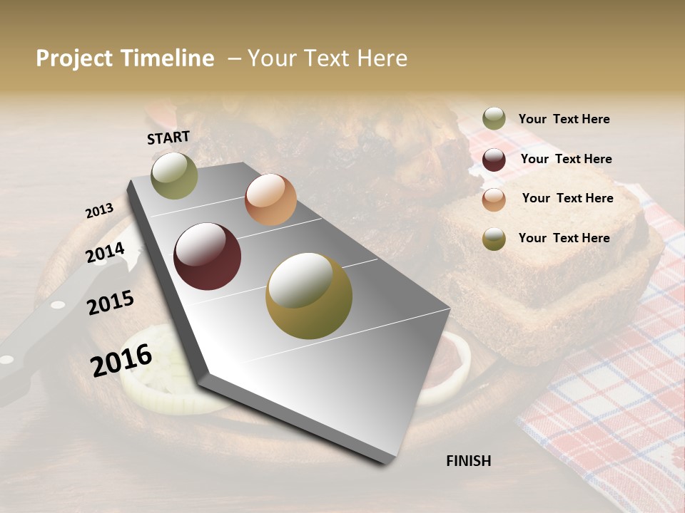 Knee Roast European PowerPoint Template