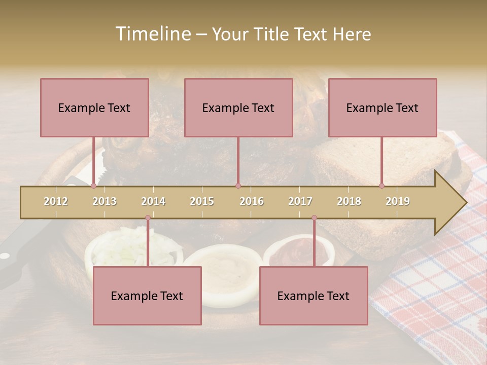 Knee Roast European PowerPoint Template