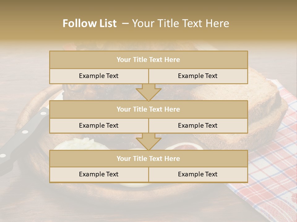 Knee Roast European PowerPoint Template