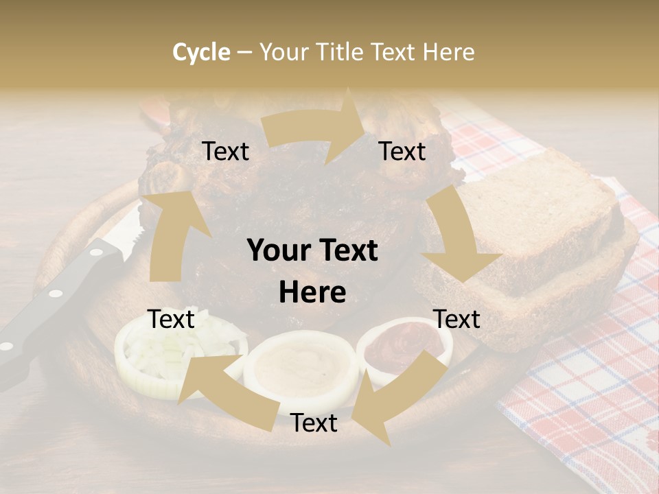 Knee Roast European PowerPoint Template