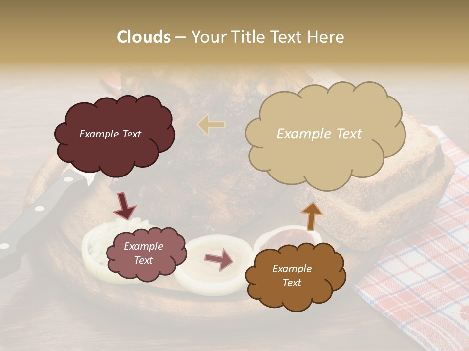 Knee Roast European PowerPoint Template