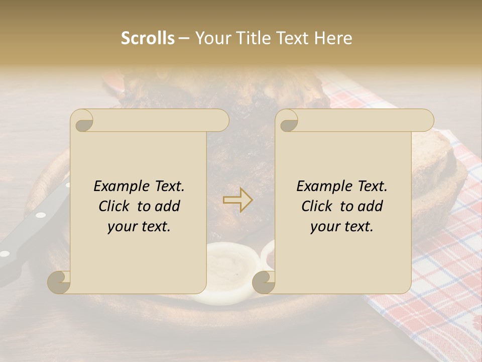 Knee Roast European PowerPoint Template