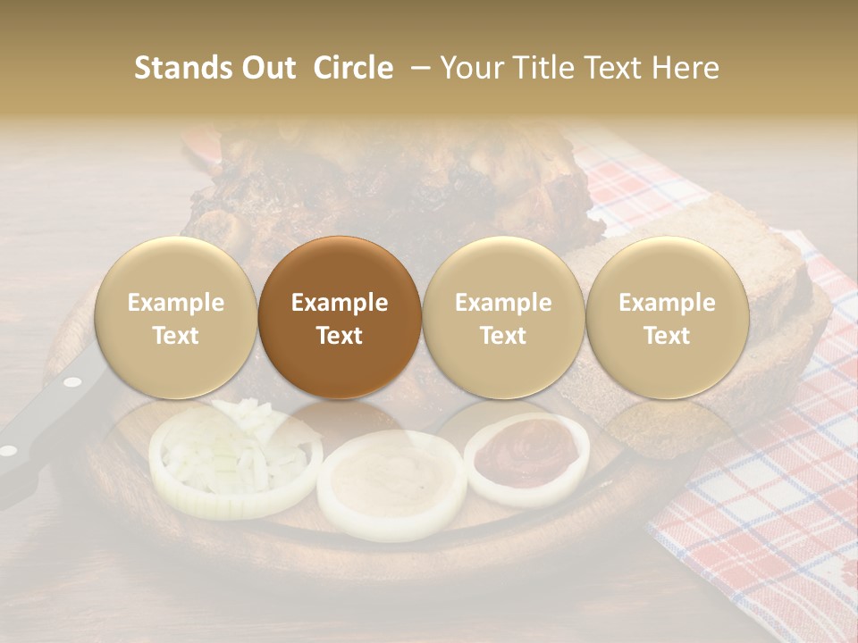 Knee Roast European PowerPoint Template