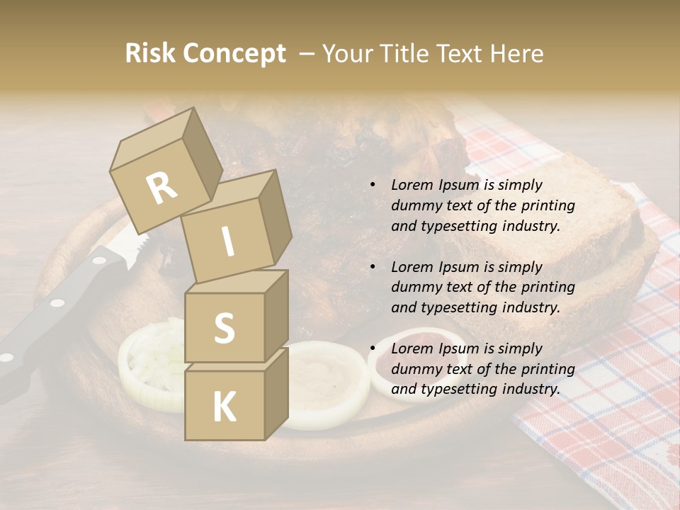 Knee Roast European PowerPoint Template