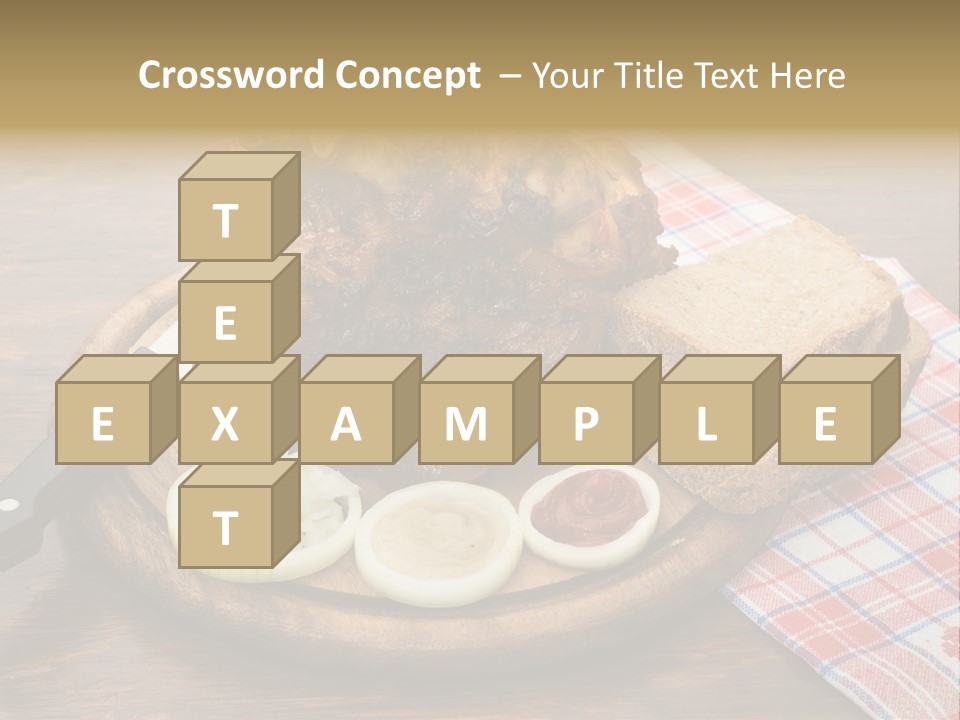 Knee Roast European PowerPoint Template