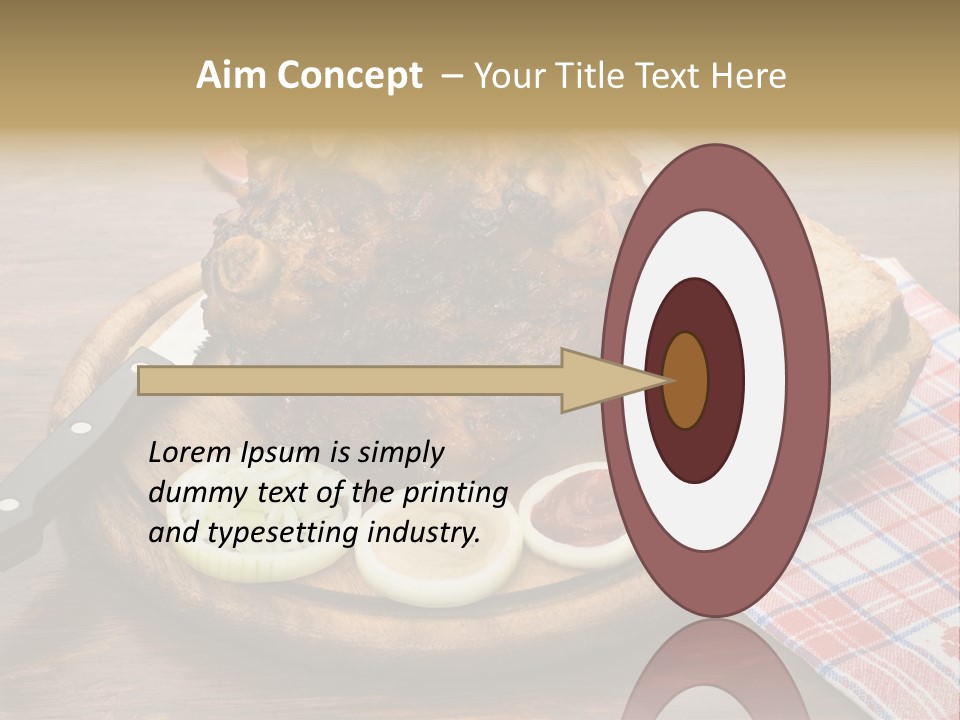 Knee Roast European PowerPoint Template