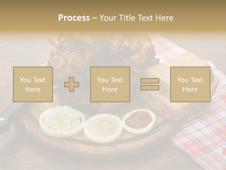 Knee Roast European PowerPoint Template
