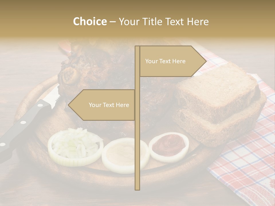 Knee Roast European PowerPoint Template