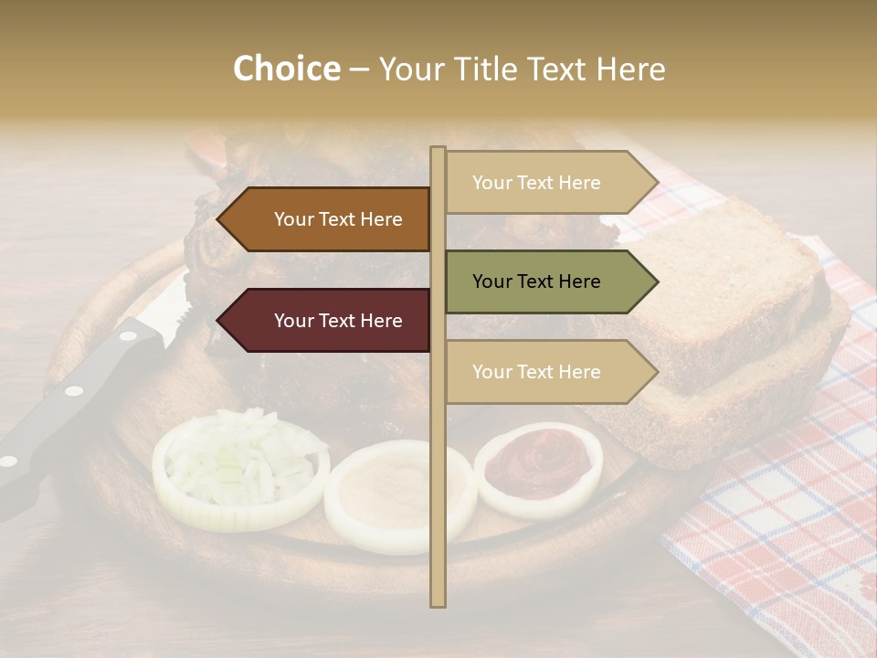 Knee Roast European PowerPoint Template