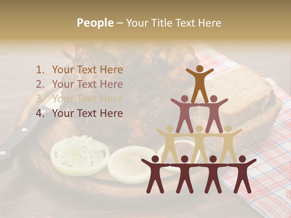Knee Roast European PowerPoint Template